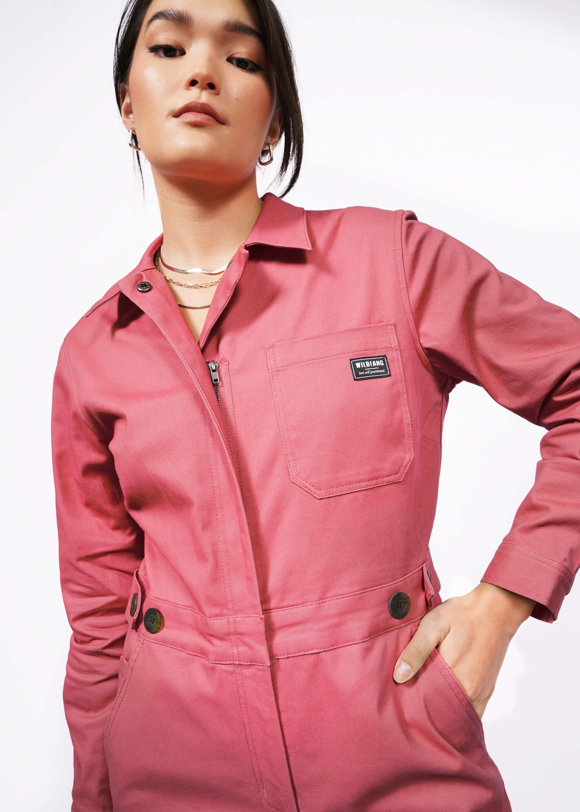 The Essential Long Sleeve High Waisted Coverall