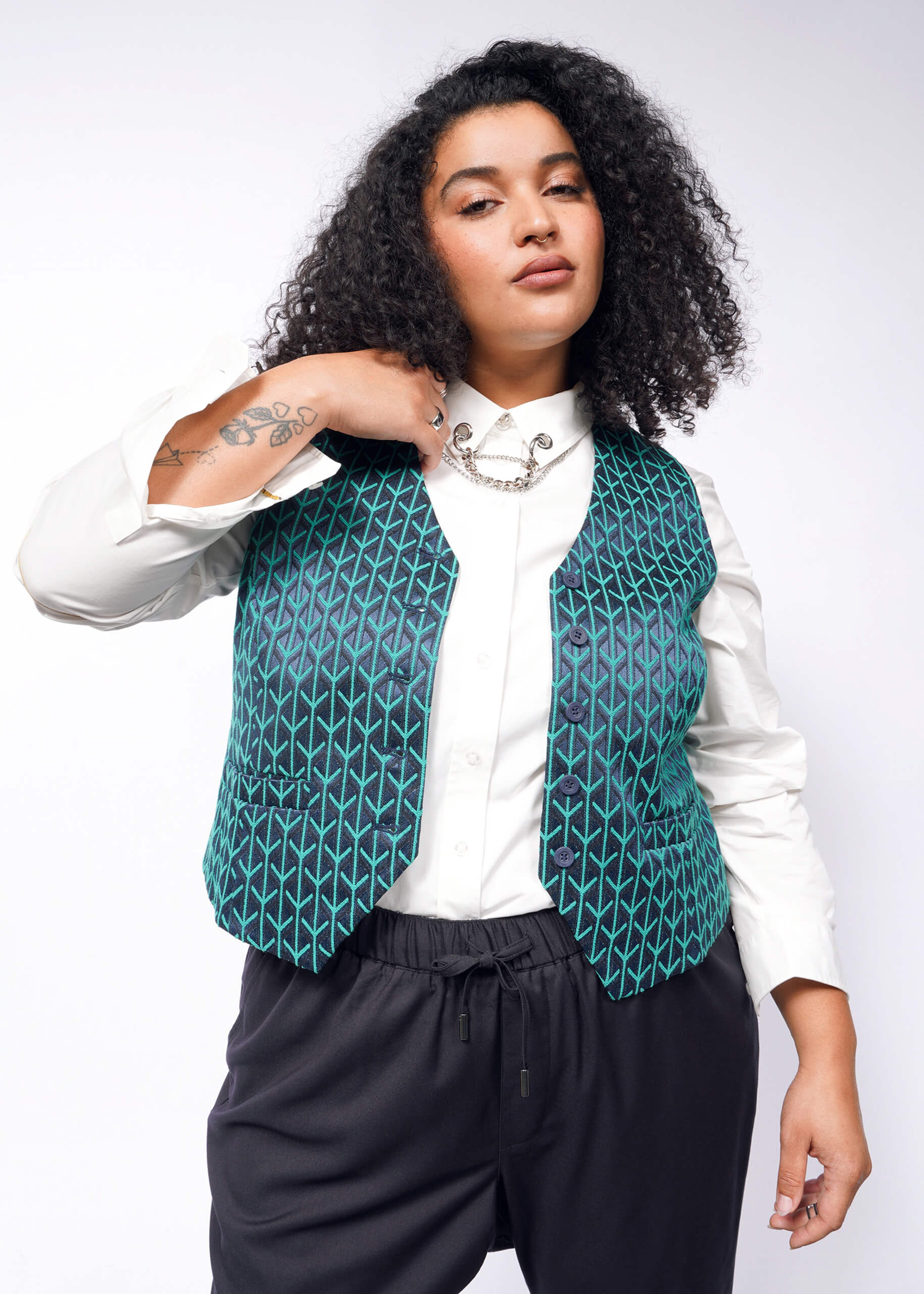 The Empower Jacquard Vest