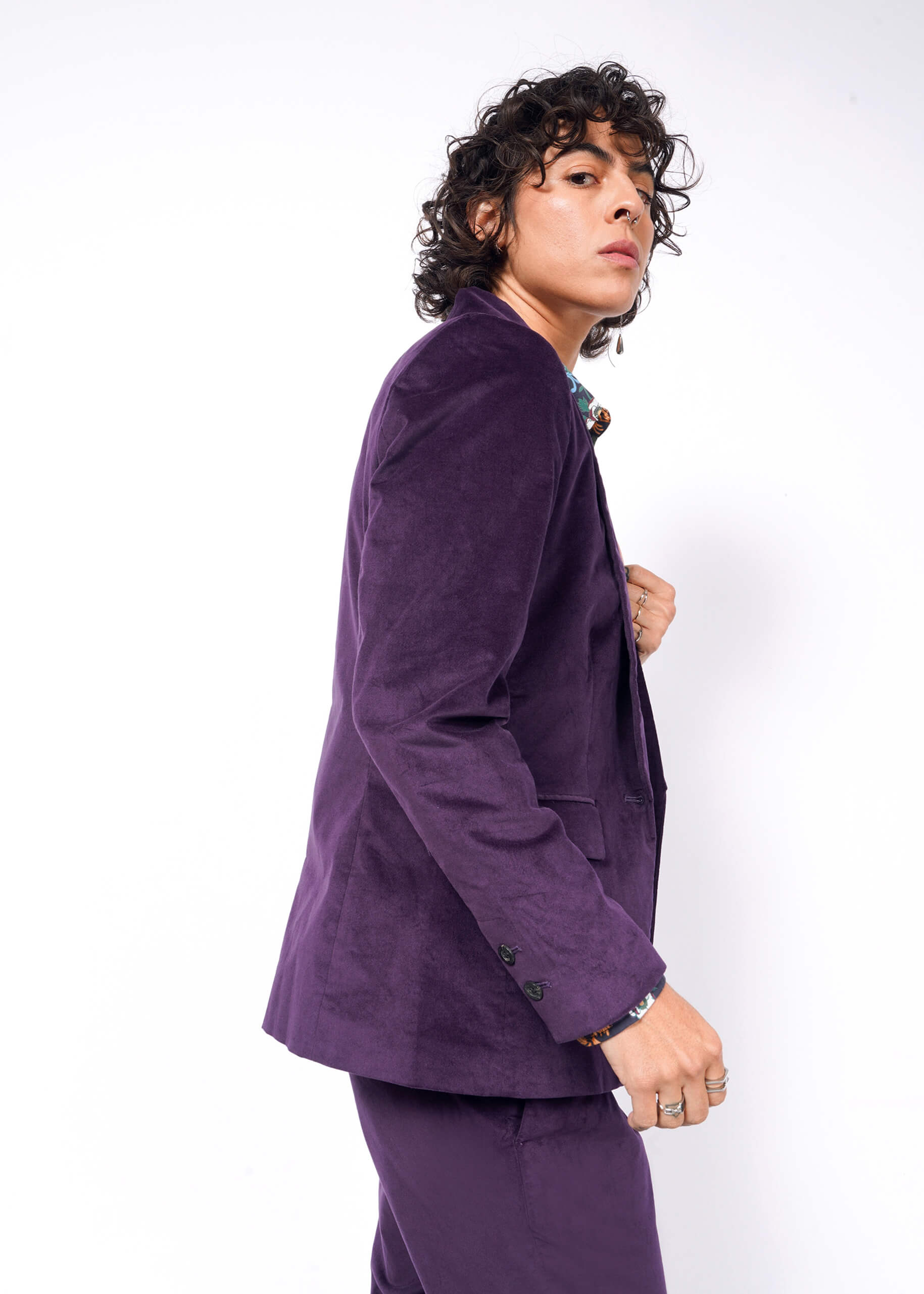 The Empower Velveteen Tux Blazer