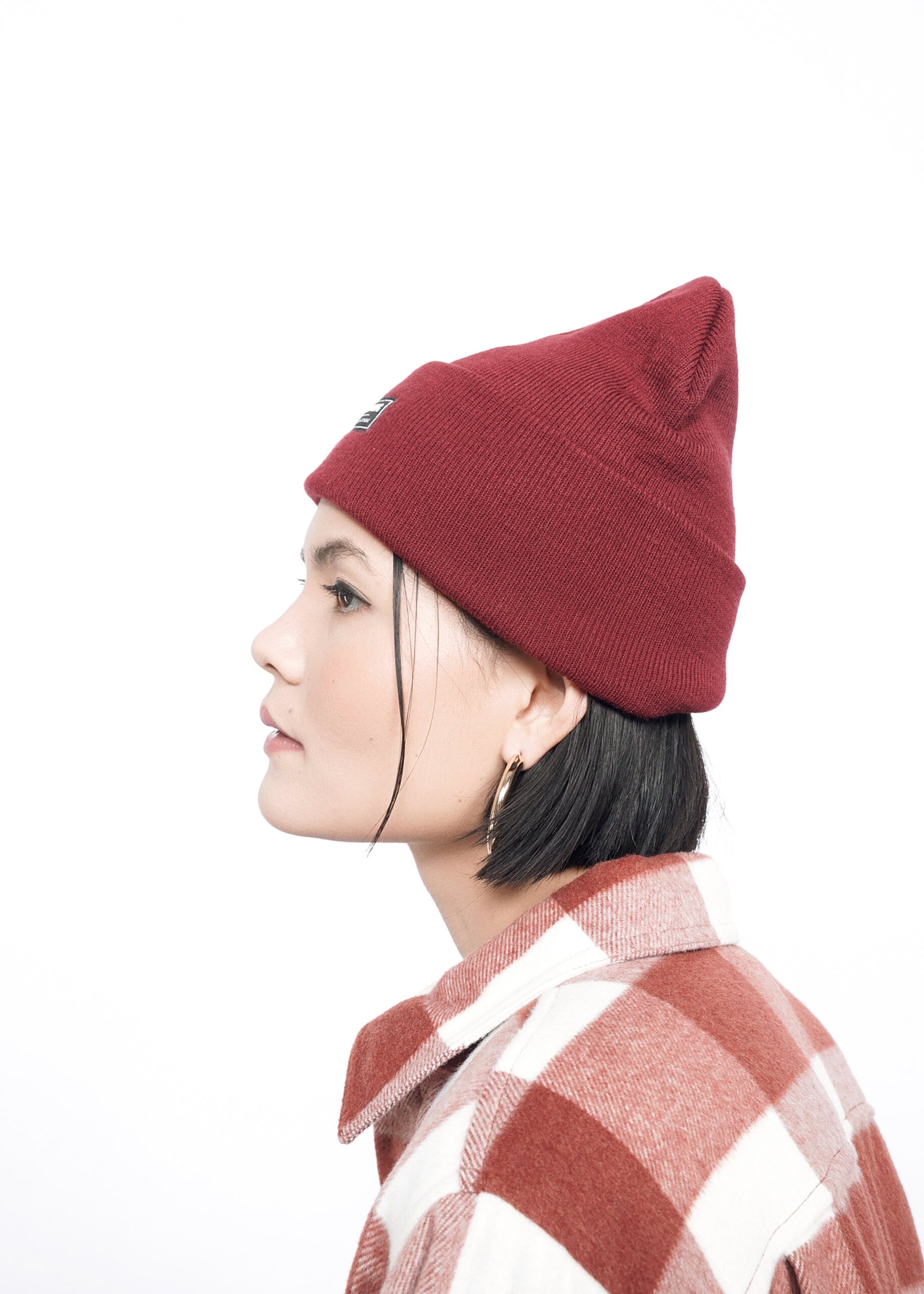 Best Self Beanie in Merlot