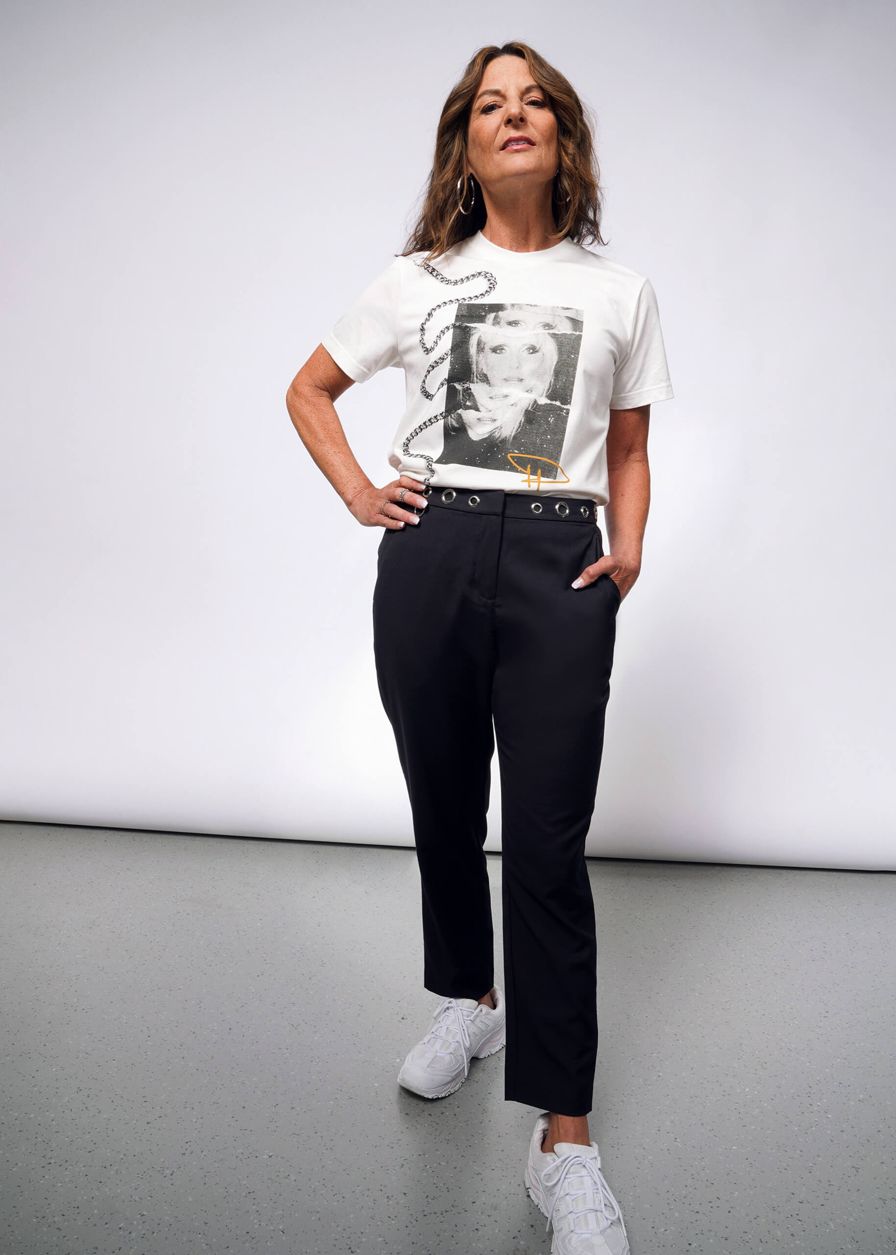 Debbie Harry X Wildfang Slim Crop Pant