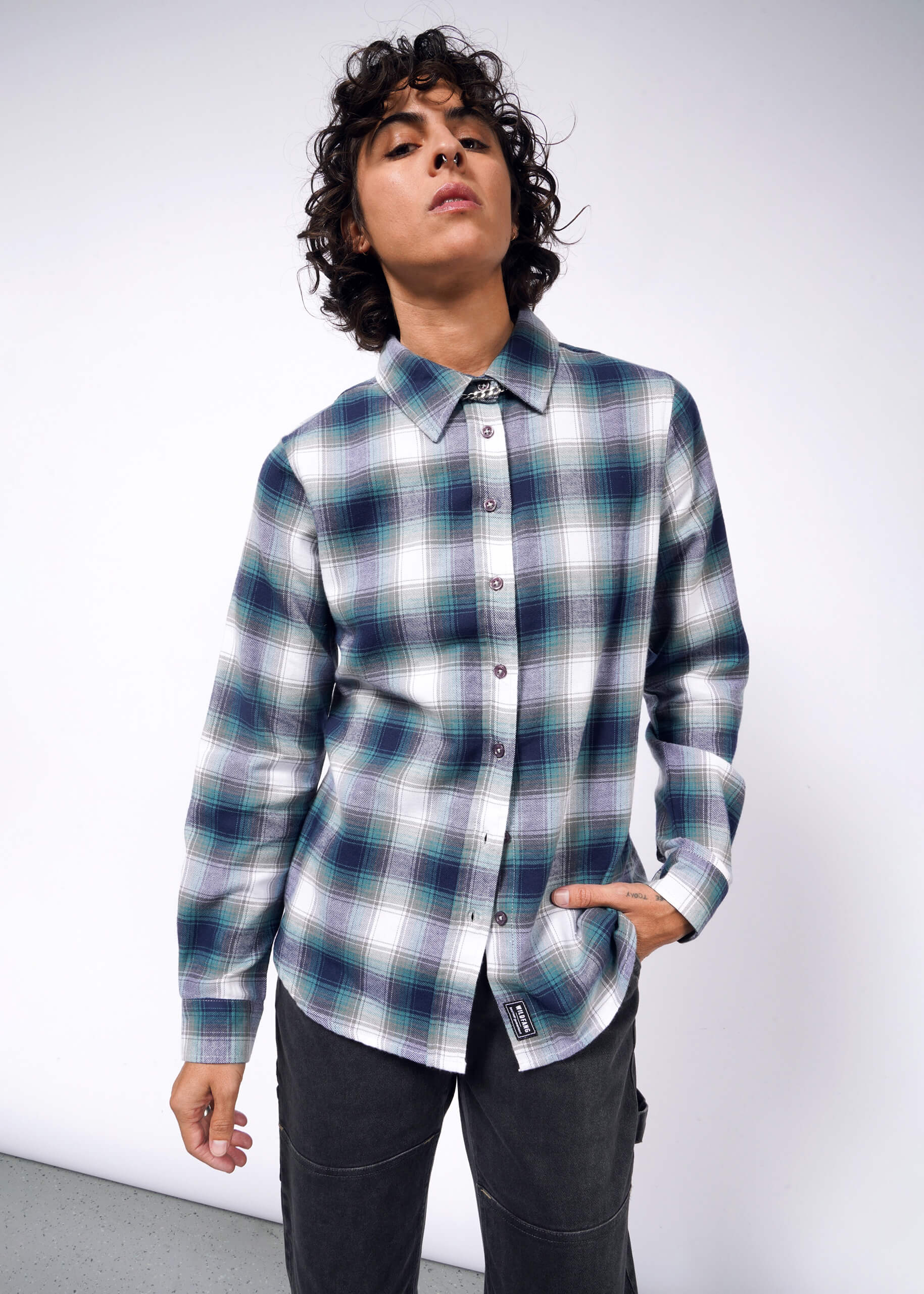 The Essential Flannel Long Sleeve Button Up