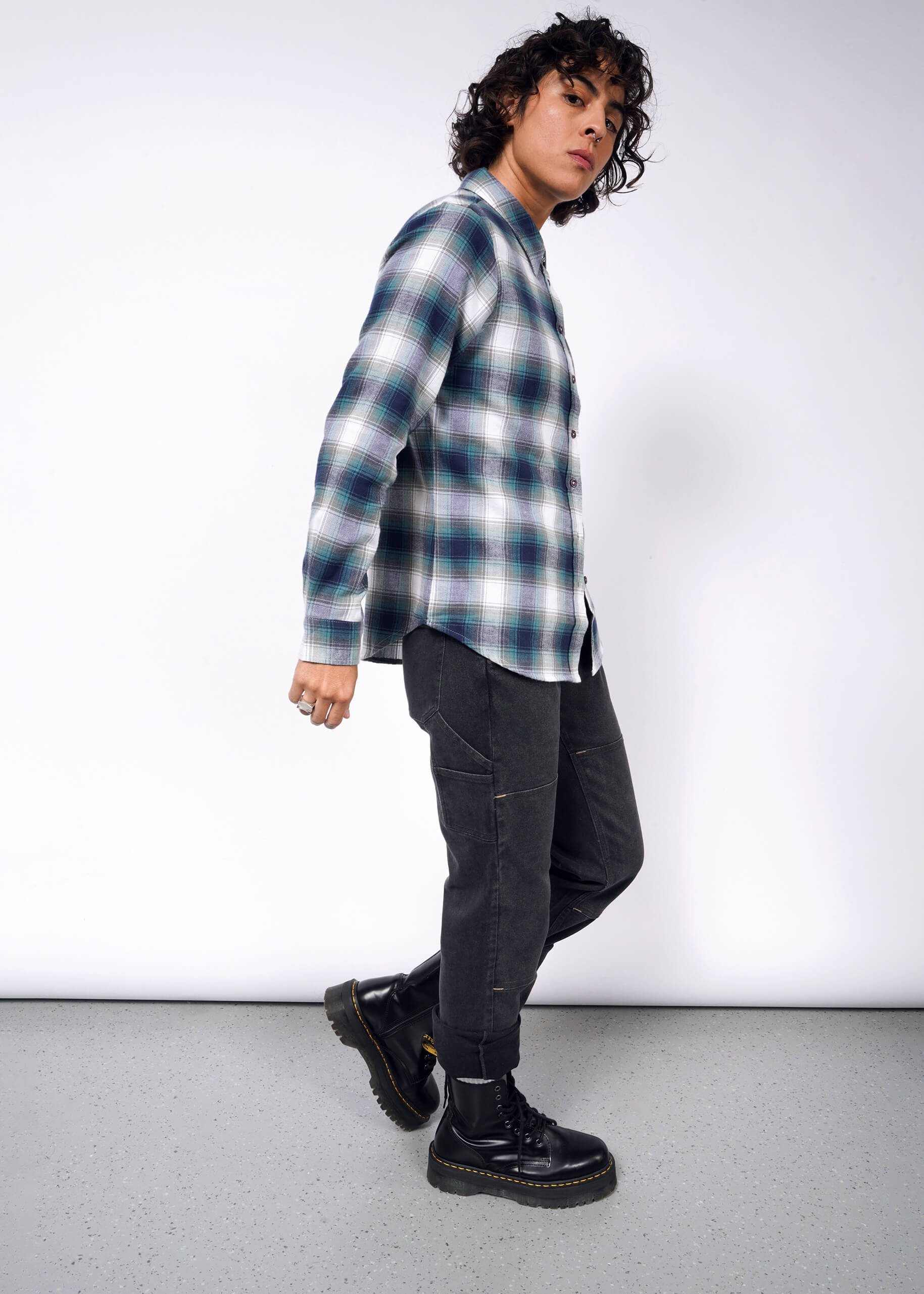 The Essential Flannel Long Sleeve Button Up