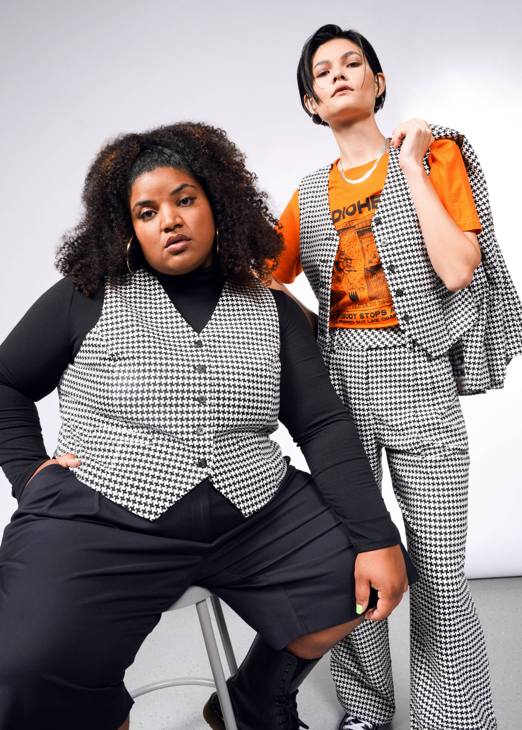 The Empower Houndstooth Vest