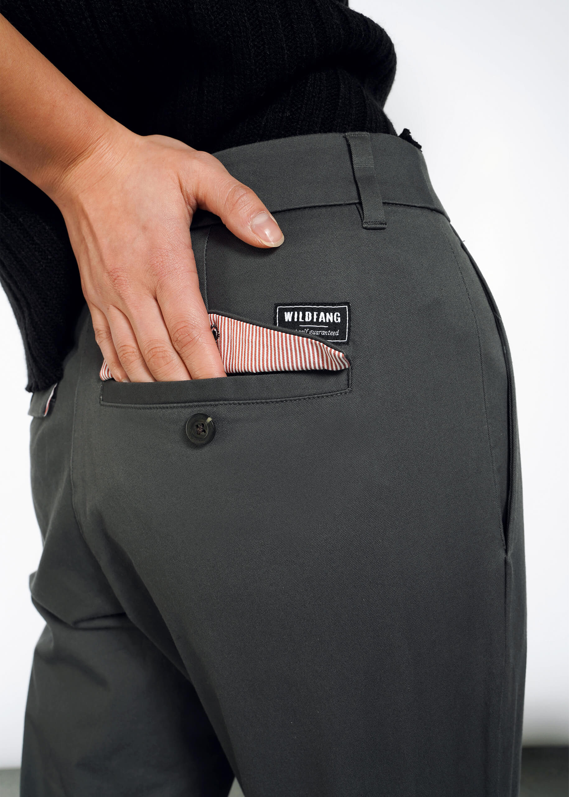 The Essential Trouser in Charcoal