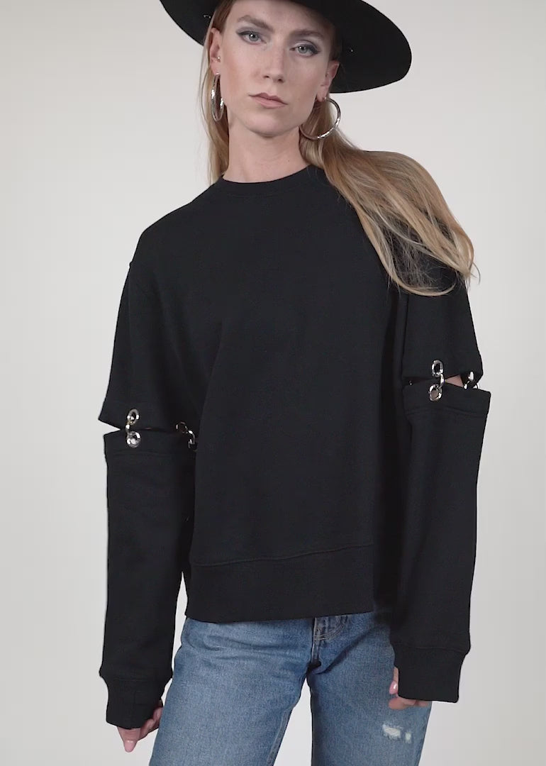 Debbie Harry X Wildfang Convertible Sweatshirt