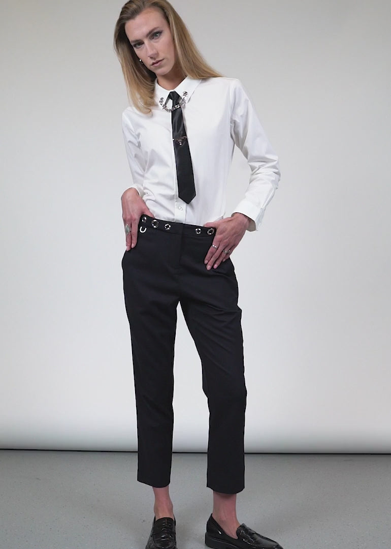 Debbie Harry X Wildfang Slim Crop Pant